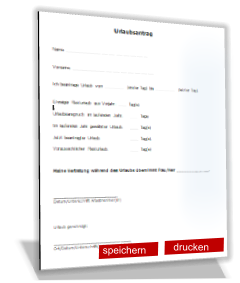 Urlaubsantrag