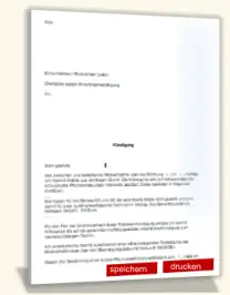 Kündigung wegen Zahlungsverzug Musterschreiben