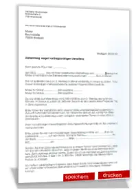 Abmahnung Mietrückstand Musterbrief