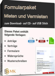 Formularpaket Miete und Wohnen