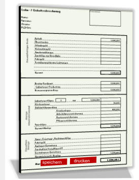 Lohnabrechnung-Excel