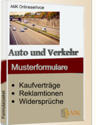 Formular Auto und Verkehr 