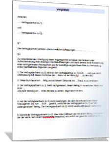 Musterschreiben Vergleich Schliessen Aussergerichtlich Zur Prozessvermeidung Musterschreiben