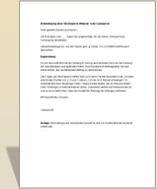 Bitte Um Stundung An Glaubiger Musterschreiben Fur Schuldner