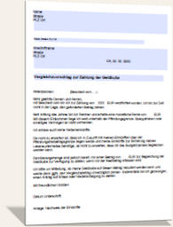 Vergleich bei Geldbuße schließen