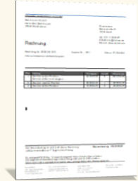 Rechnung Vorlage Kleinunternehmer