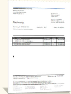 Rechnung Vorlage Kleinunternehmer