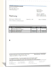 Rechnung Vorlage Kleinunternehmer